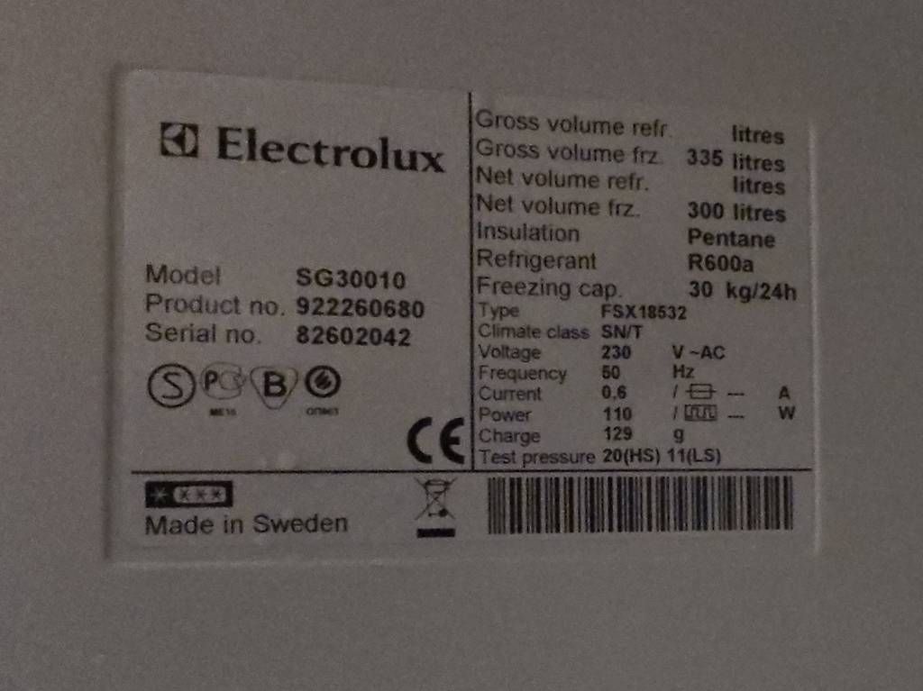 Congelatori: Stand-Gefrierschrank 300L Elektrolux – Usato da Fehraltorf venduto da eko_sr9y 3