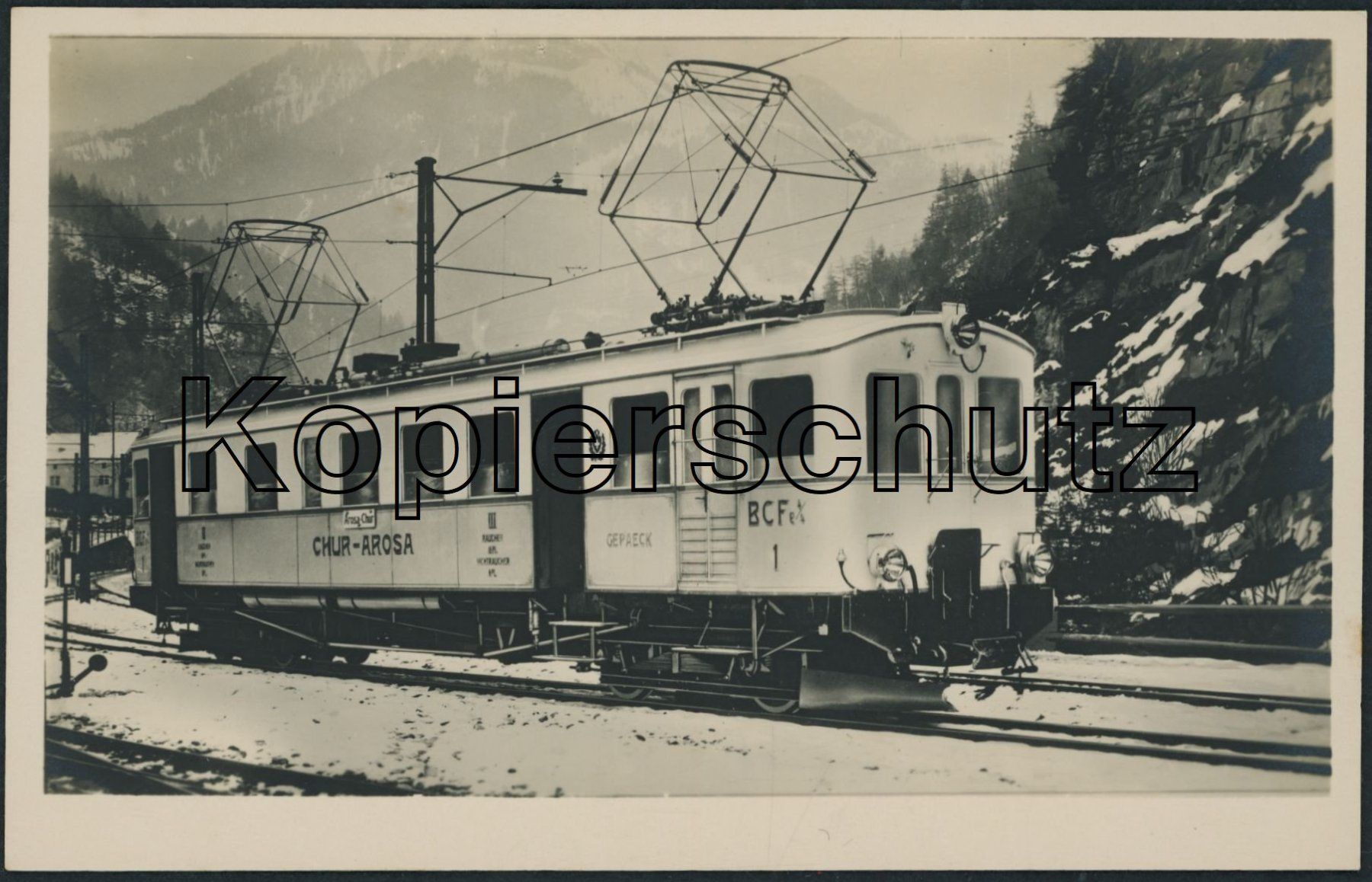Ansichtskarten: GRS Arosa - Bahn ChA - Rhätische - Bahn RhB – Neu (gemäss Beschreibung) aus Schindellegi von dolpitz