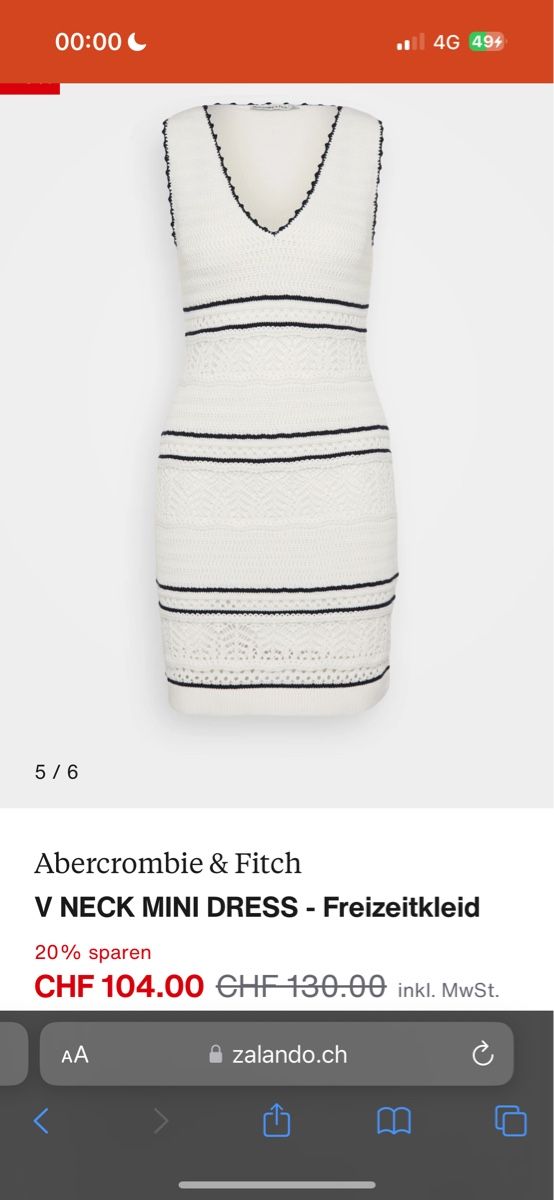 Abercrombie Vestiti: Abercrombie & Fitch - Freizeitkleid - Orginalpreis 130.- – Nuovo e nell'imballaggio originale da Zürich venduto da luxuryoutlet1 5
