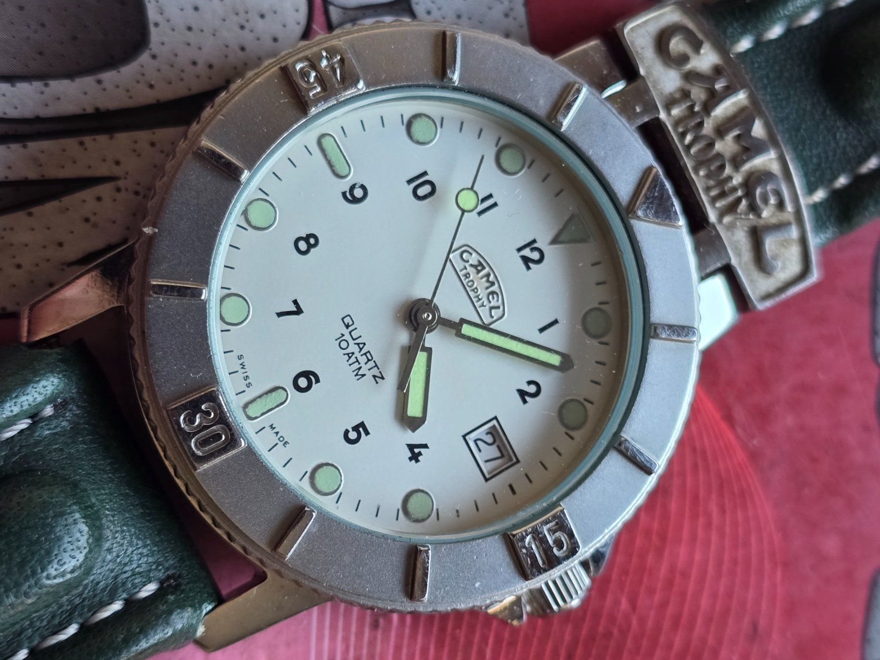Mondaine Orologi: 279 Mondaine Camel Trophy Date – Usato da Muri AG venduto da Corredor