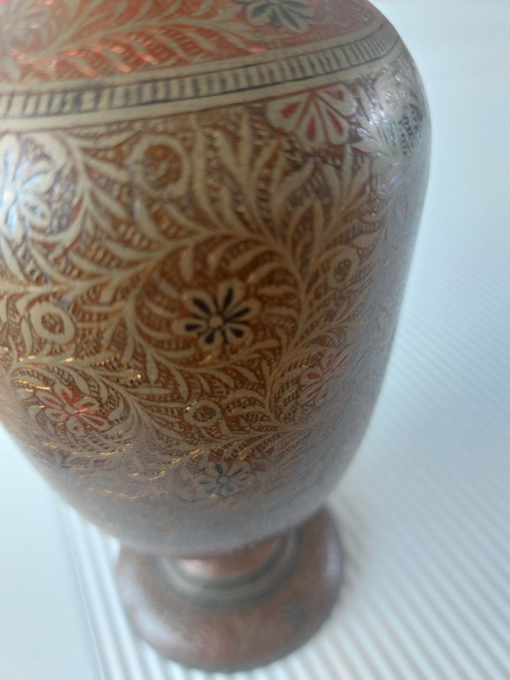 Vasi & Recipienti: Vase Messing - handgraviert – Usato da Wädenswil venduto da Eureka 3