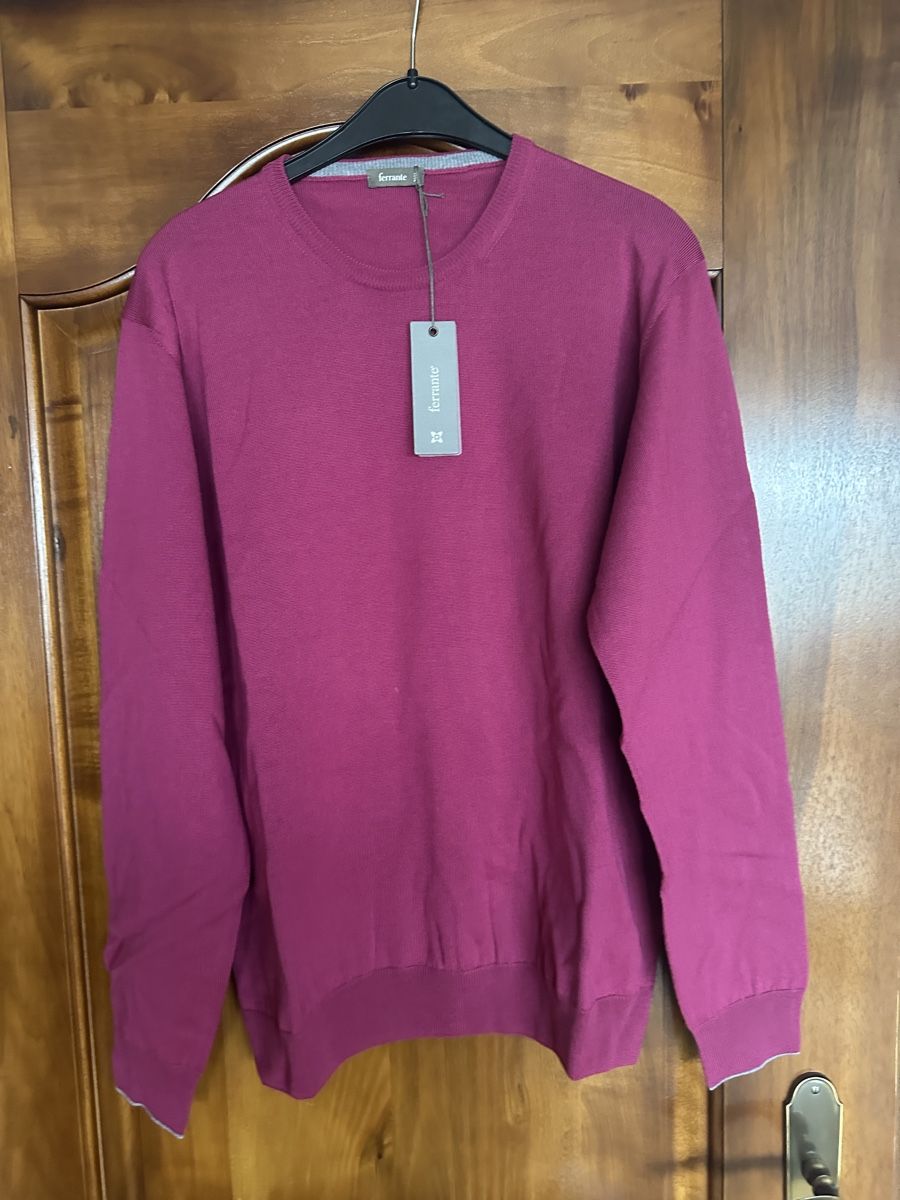 Maglioni & Felpe: Ferrante Herren-Pullover, 100% Merinowolle, Grösse 54💜 – Nuovo e nell'imballaggio originale da Menziken venduto da cla_8qfq