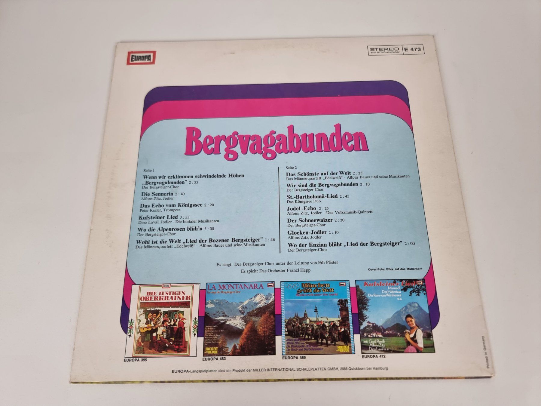 Vinyles: LP ,,Bergvagabunden'' – D'occasion à Urtenen-Schönbühl par Restwert_Schoenbuehl 1