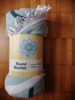 Runde Stranddecke Ø 130cm, super weich, Sommerfeeling! NEU