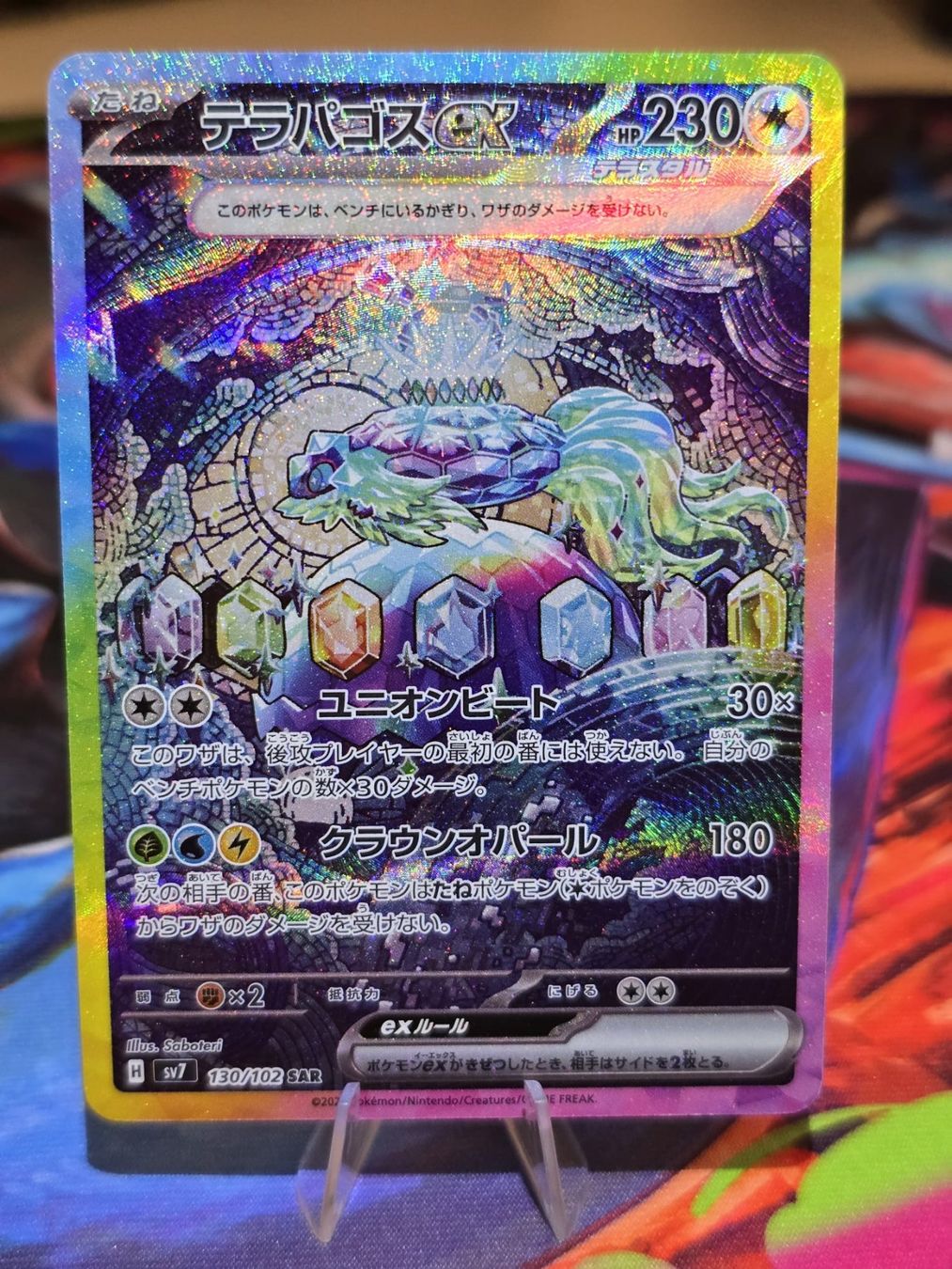 Pokémon Carte collezionabili: Terapagos ex (sv7 130) – Usato da Reinach AG venduto da AkuyakuTCG