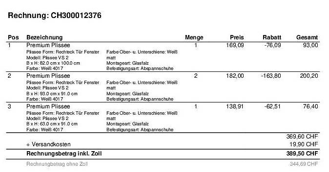 Tende da sole: Massgefertigte Premium Plissee von Storenonline – Usato da Leissigen venduto da gra111 1