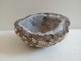 Echte Quarz Geode Mineralien Kristall Dekoration