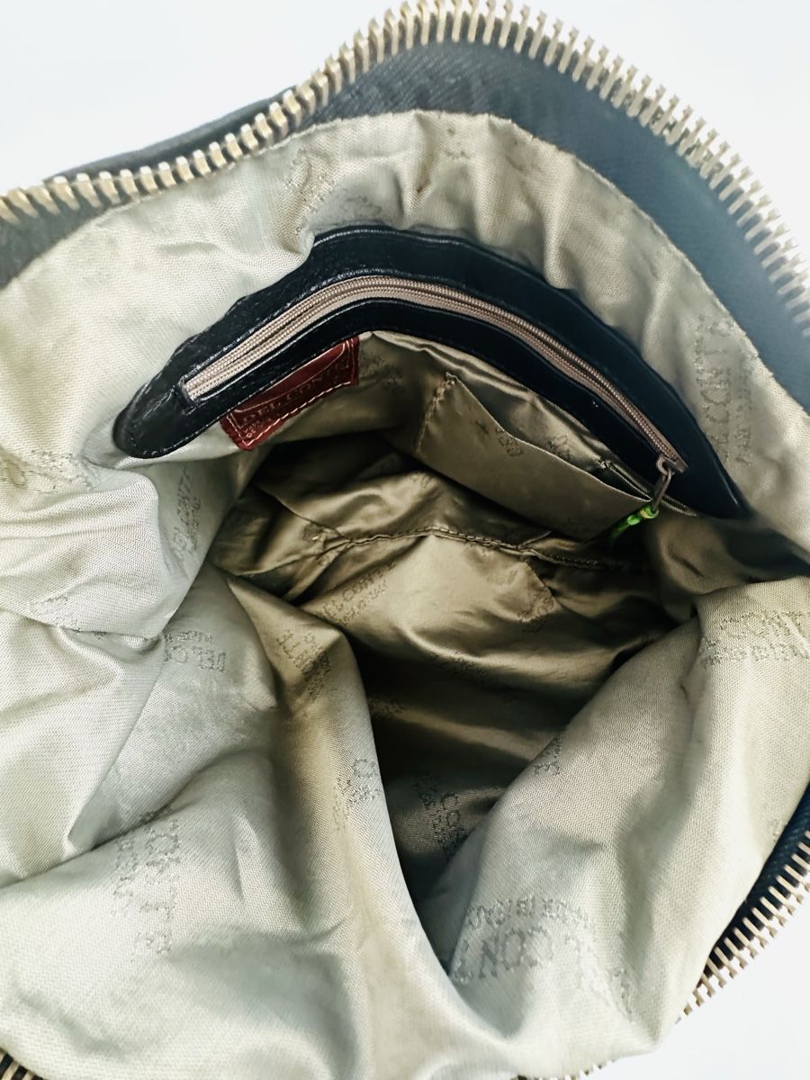 Borse da donna: DEL CONTE schwarze Leder Handtasche / Schultertasche – Usato da Zürich venduto da BLAU.blue 4