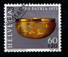 1973 - PP / Kunst und Handwerk / Goldschale