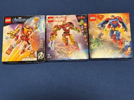 LEGO Marvel Avengers Mechs SuperMan NEU - 76203 76302 76307