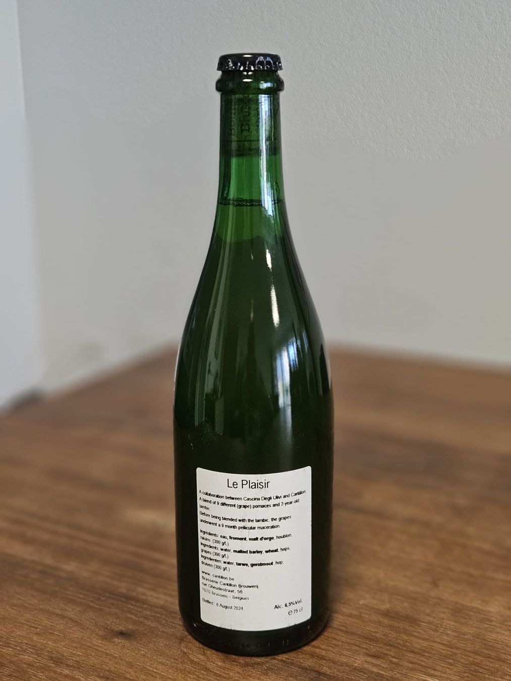 Bevande alcoliche: Cantillon - Le Plaisir – Usato da Ostermundigen venduto da Kaervek_SUI 2