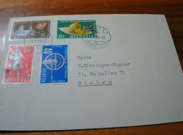 Satzbrief  1955, Stempel 5.V.55-16, Basel 1