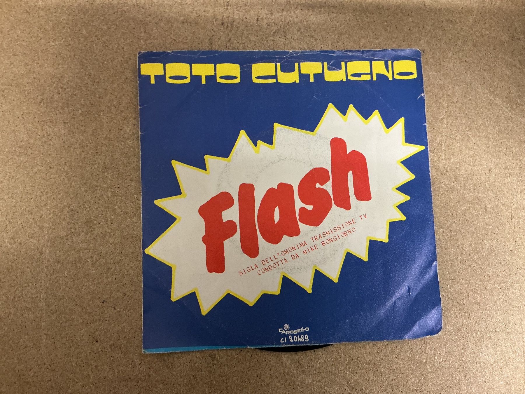 Dischi in vinile: Toto Cutugno Single - Flash Carosello – Usato da Winterthur venduto da Tumko_7_Vinyl