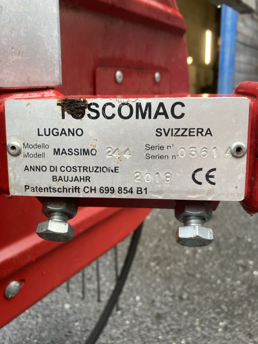 Raccolta foraggio grezzo: Bandheuer Massimo 244 – Difettoso da Grabs venduto da lomag 2