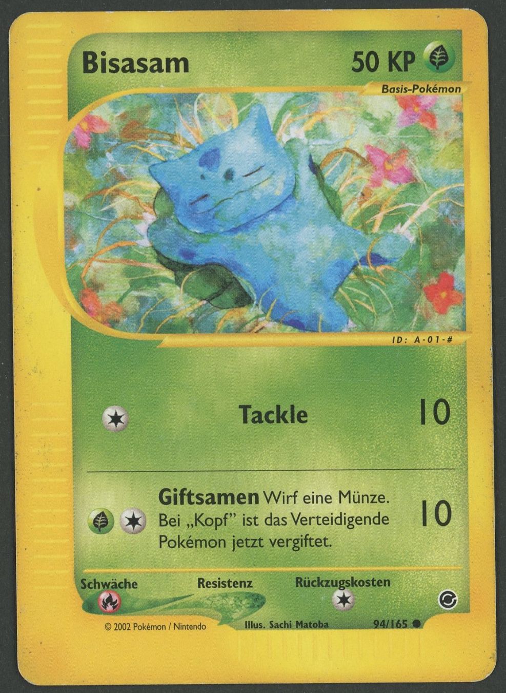 Pokémon Carte collezionabili: Bisasam 94/165 Expedition DE ab 1.- – Usato da Rupperswil venduto da gengarbasar