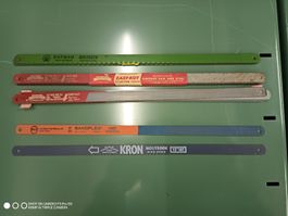 Bügelsägeblätter Set 12 Zoll verschiedene Marken gebraucht