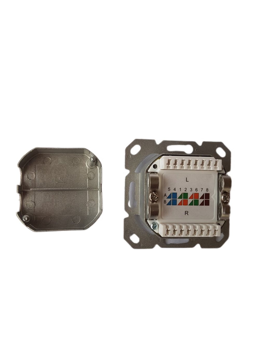 Spine: 1 Stück Netzwerkdose Cat6a Lan Dose – Nuovo e nell'imballaggio originale da Perlen venduto da shelbycobra 3