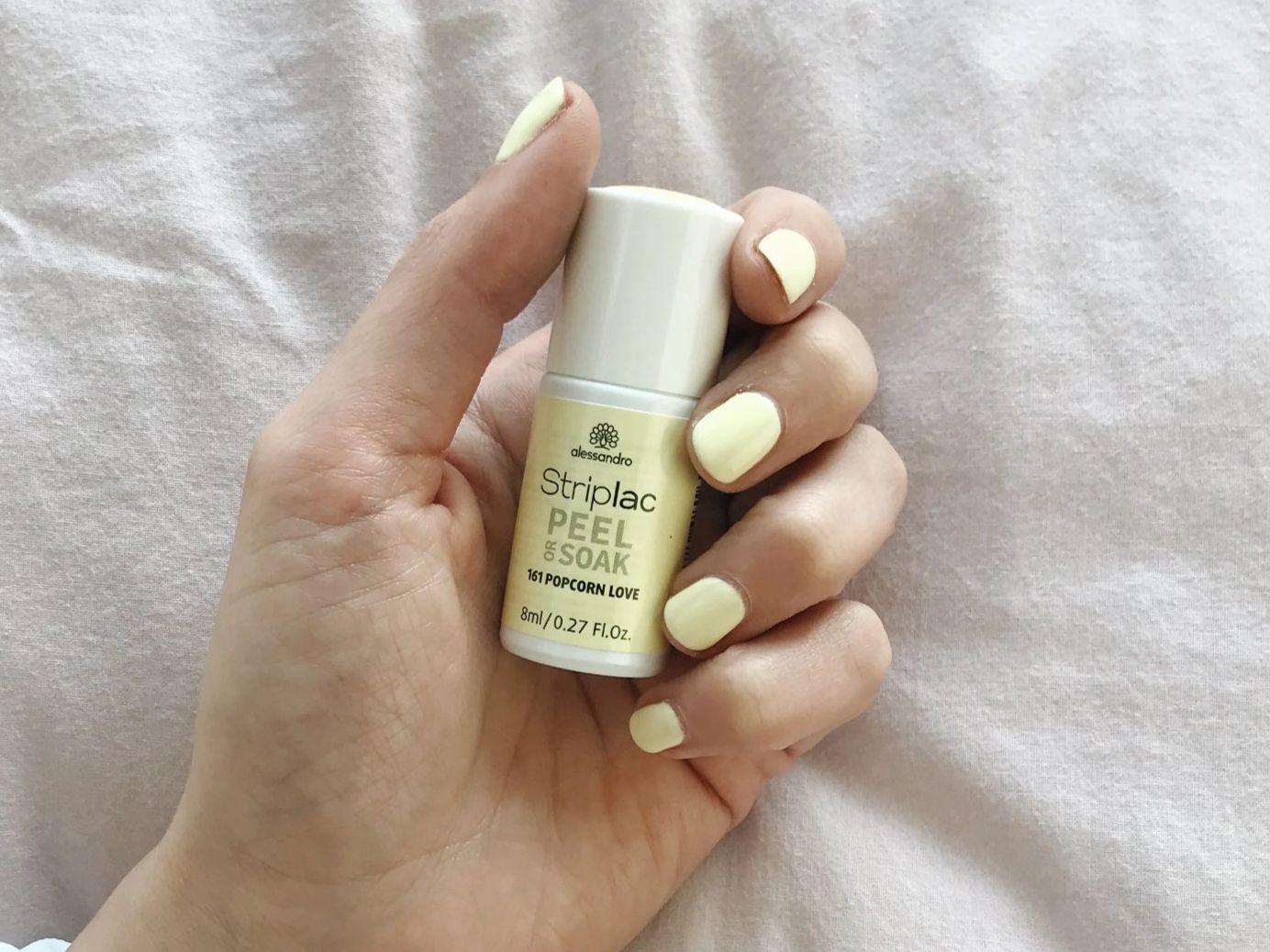 Künstliche Fingernägel: StripLac 161 Popcorn Love 8ml Alessandro – Neu und originalverpackt aus Zäziwil von blackpearl 4