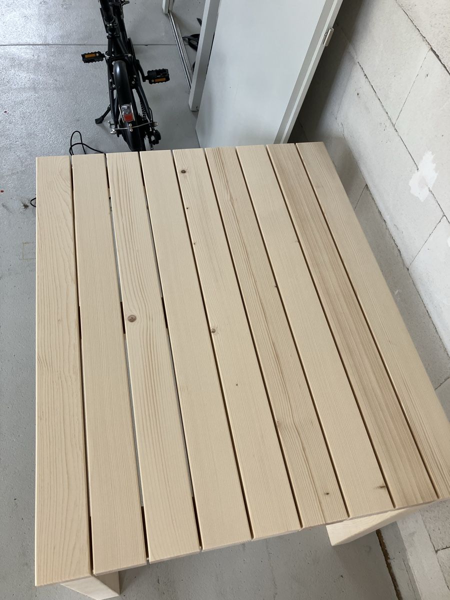 Tavoli: NEU Gartentisch aus Fichte 1m x 0.8 m – Nuovo (secondo la descrizione) da Werthenstein venduto da LEGE77 3