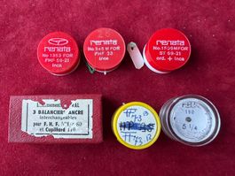 F.H.F. -  Lot 10 Balanciers Complets Divers Calibres - NEUFS