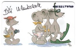 Bärbel Haas, Urlaubskarte - volle deutsche Telefonkarte