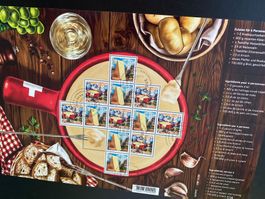 2018 **  Zusammendruckbogen FONDUE  ZN 1705-1706  postfrisch