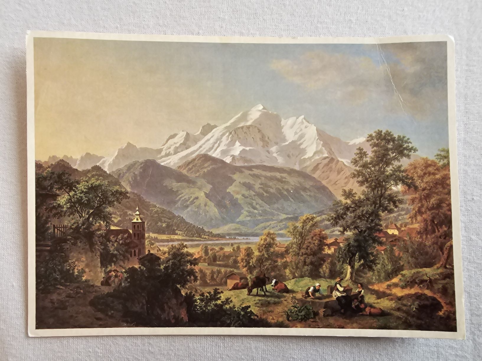 Cartoline postali: Alte Ansichtskarte Mont Blanc P.L. de la Rive – Usato da Bütschwil venduto da Taranabo
