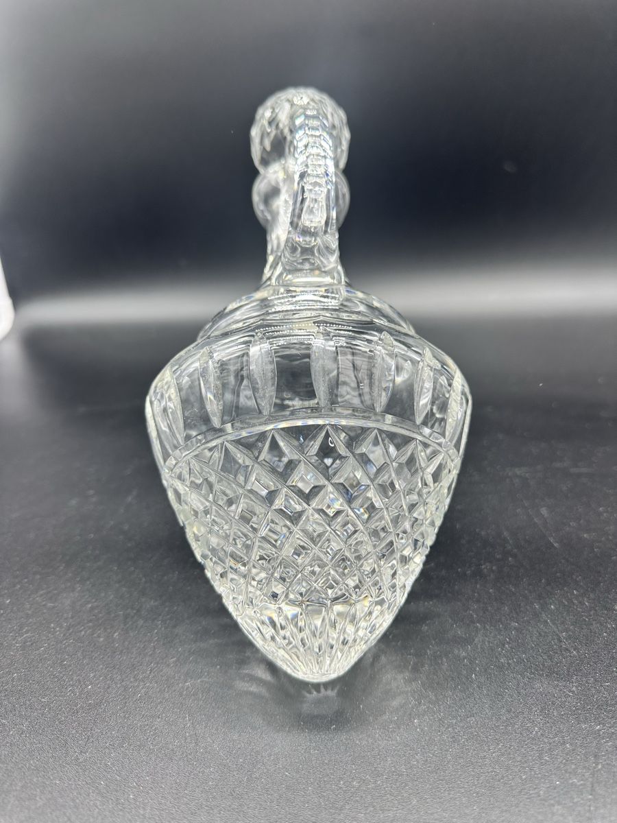 Caraffe: Genuine Lead Crystal Pointed Tilted Decanter – Usato da Villmergen venduto da JacRon 2