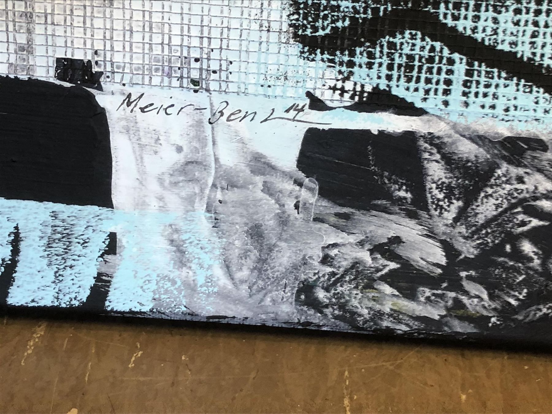 Gemälde: MEIER moderne Komposition sign – Gebraucht aus Bern von Jwpm66 4