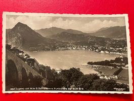 Lugano col Monte S.Salvatore e Funicolare del M. Bré 1937