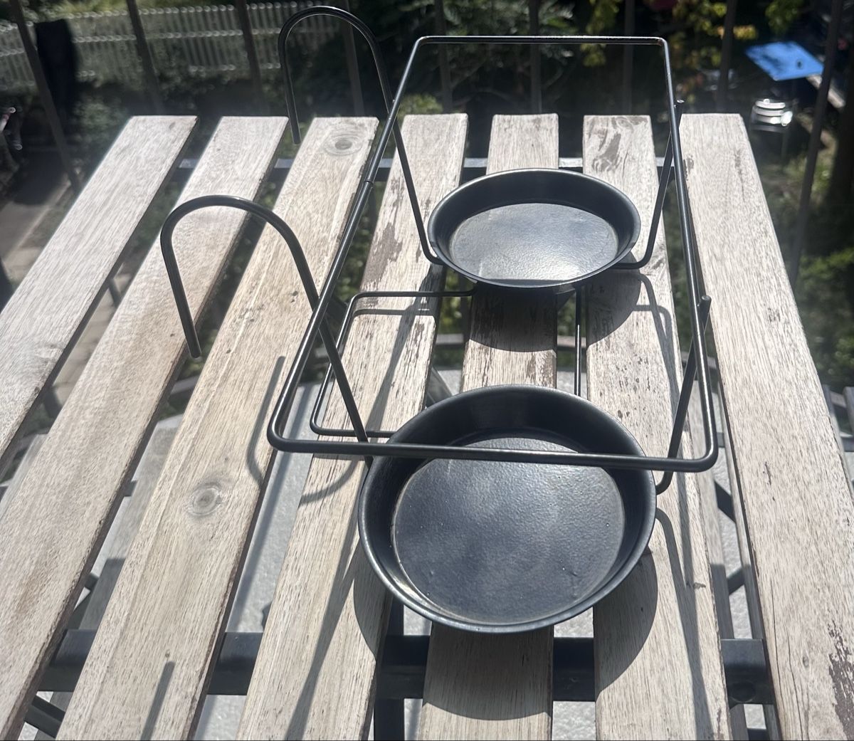 Autres articles pour la maison: Hanging planter stand black metal 2 tiers – D'occasion à Zürich par juz_2t2j