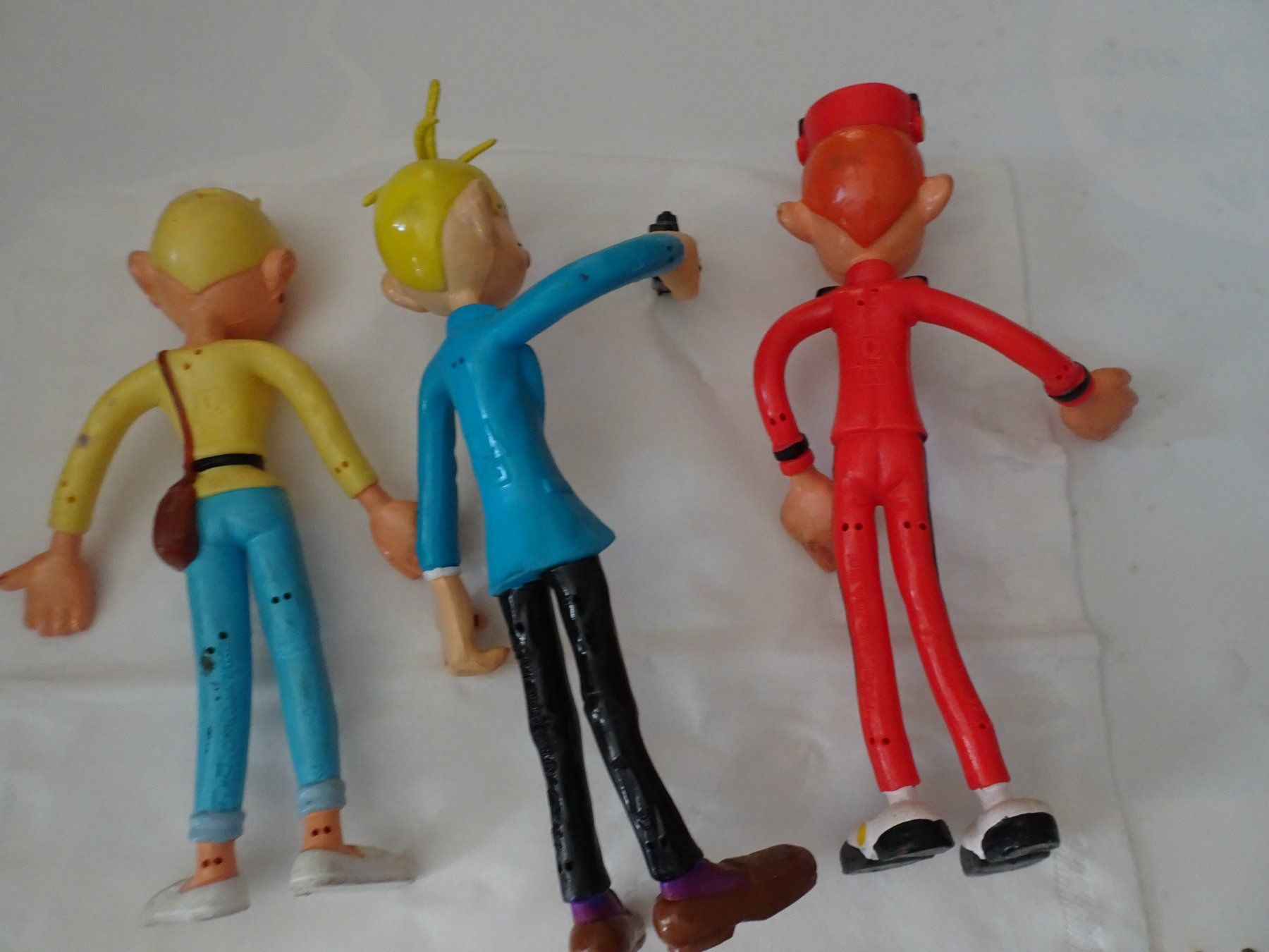 Statuette: 3 Comicfiguren Spirou & Fantasio – Usato da Schönenwerd venduto da schnitzunddrunter 1