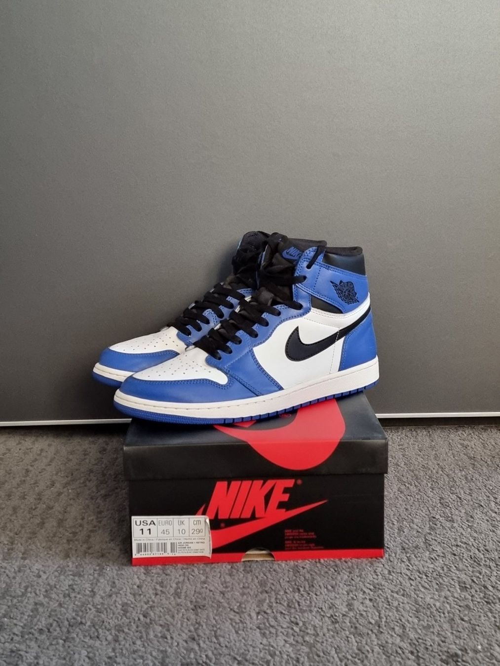 Nike Scarpe da uomo: Nike Air Jordan 1 Game Royal 45 – Nuovo (secondo la descrizione) da Basel venduto da FrozenFire 1