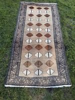 Handgeknüpfter Orientteppich, Beige/Braun, Vintage Look!