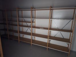 grosses Lagerregal bzw. Kellerregal 730x50 H: 226cm ab 500.-