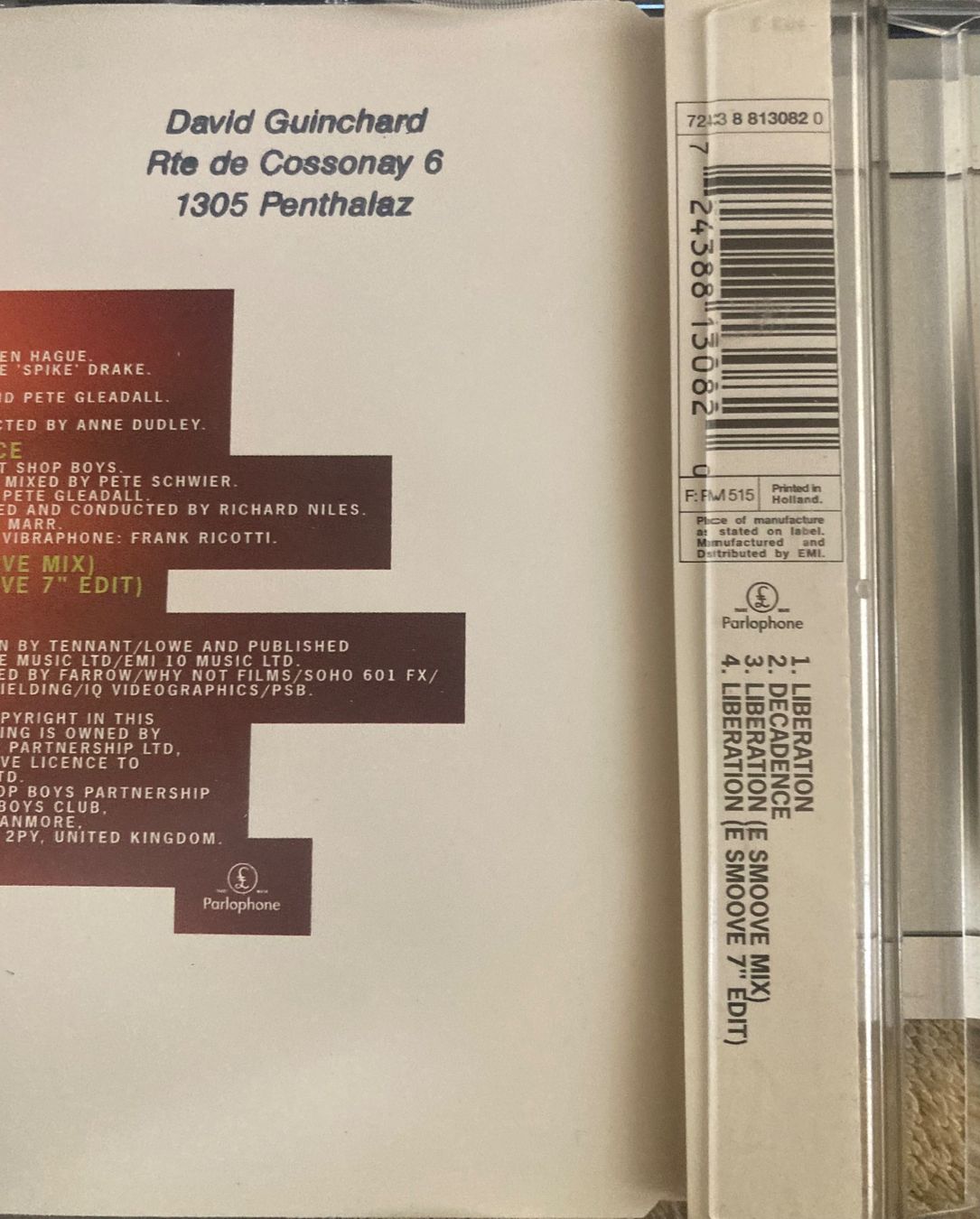 CD: PET SHOP BOYS -  LIBERATION – Usato da Poliez-Pittet venduto da Newtown-Records 2