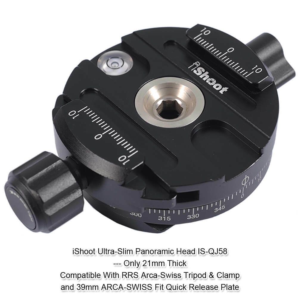 Treppiedi & Teste: iShoot Panoramic Panning Base Stativadapter – Usato da Solothurn venduto da omtara