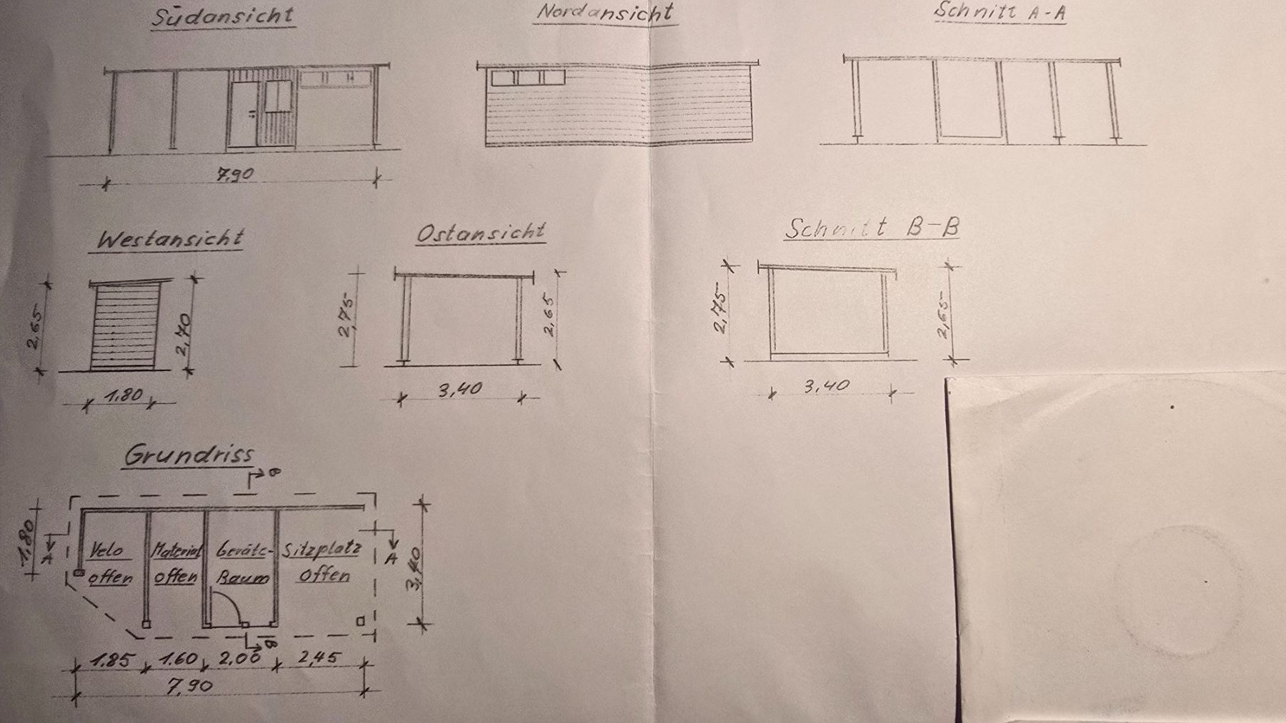 Gartenhäuser & Gewächshäuser: Gartenhaus mit 4 Zone, Dach als Gründach vorgesehen, – Gebraucht aus seuzach von lidakense 6