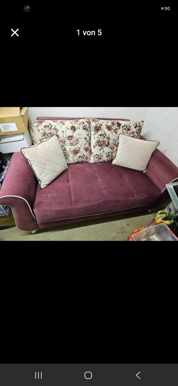 Sofas: Zweier Bettsofa mit Stauraum – Gebraucht aus Brugg AG von steinbach
