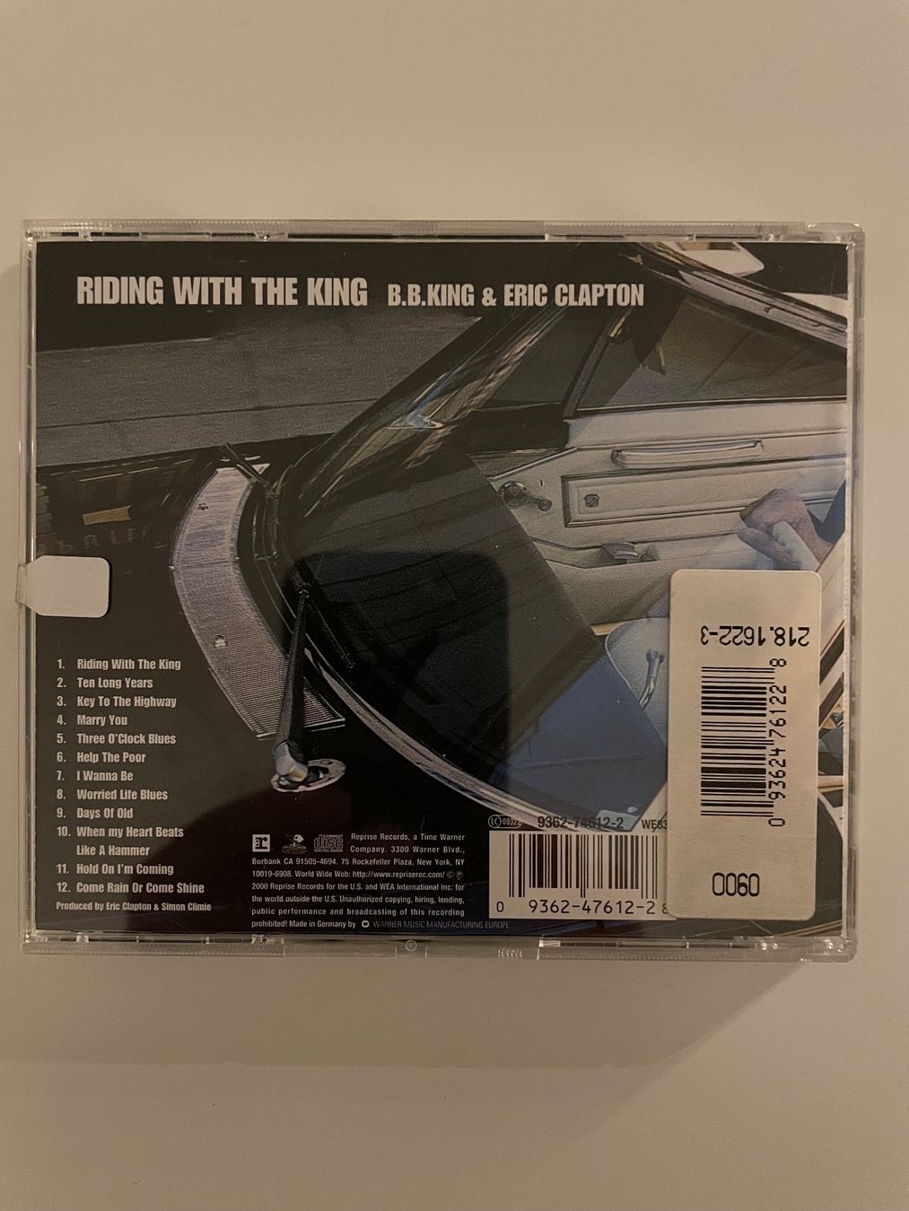 CD: B.B. King & Eric Clapton - Riding with the King CD 2000 – Nuovo (secondo la descrizione) da Sutz venduto da fx05 1