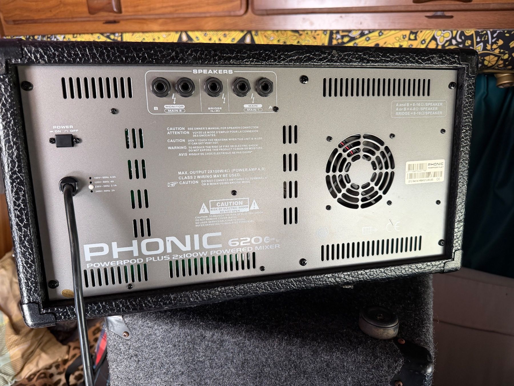 Verstärker: Mixer Amplificato Phonic 620 plus – Gebraucht aus Camorino von CamperCommunity 4