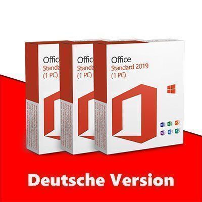 Microsoft Software: Office 2019 Standard (3 keys) - DE – Usato da Vaduz venduto da KeysDistributionGmbH