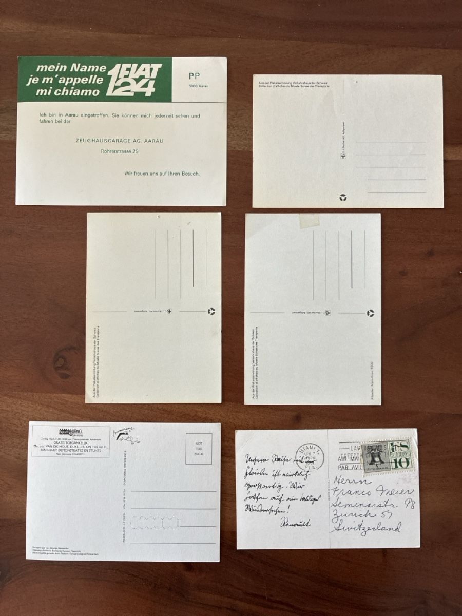 Cartes postales: 12 Ansichtskarten Schweiz diverse Automobile  – D'occasion à Oftringen par Cla.vD.74 1