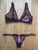 Victoria’s Secret VS Logo Bralette & Thong Set S NEW