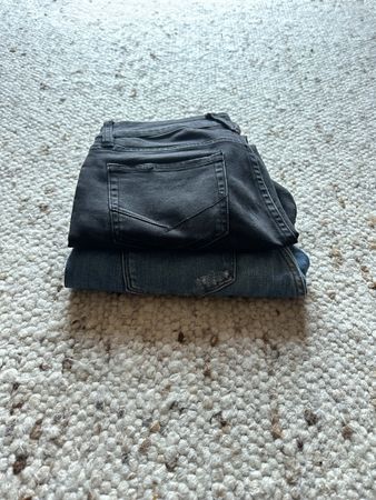 Jeans Set Damen Zara & Vans Skinny Used Look