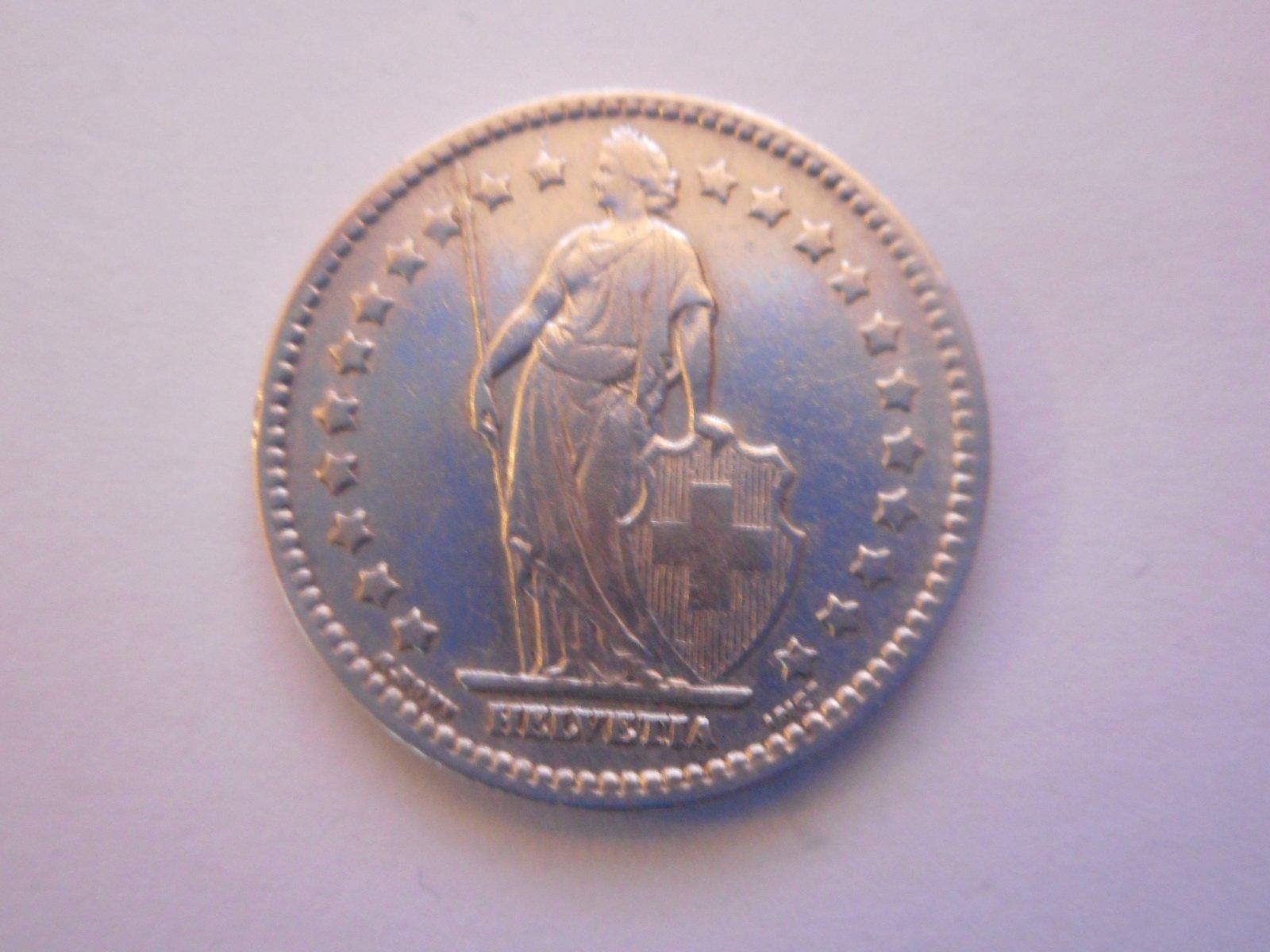 Tutti le monete: 1 Fr. 1908 silber  -vorz – Usato da Kriegstetten venduto da pizlad2010 1