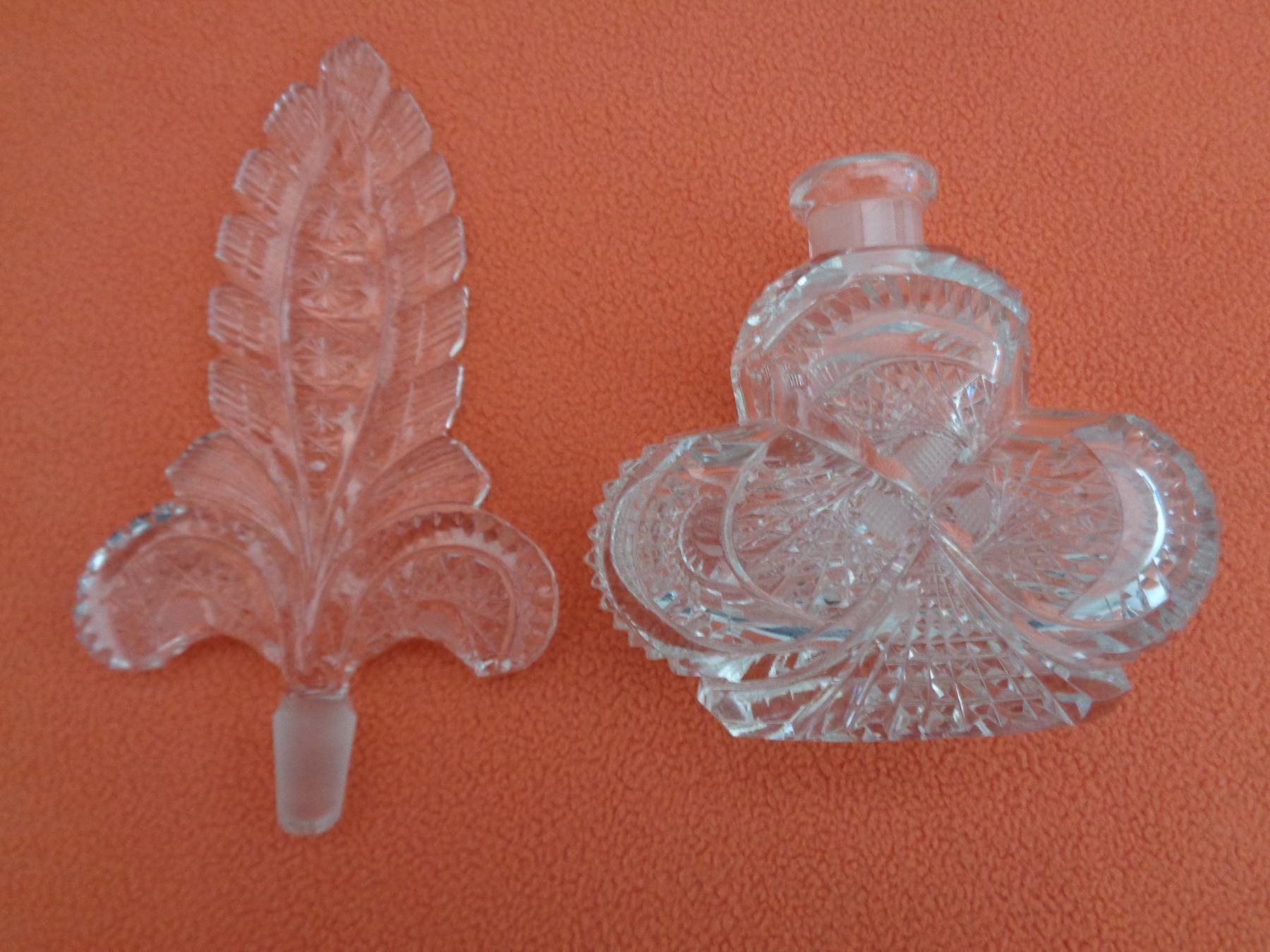Caraffe: Geschliffene kleine Kristallglas Karaffe – Usato da Chur venduto da omonia 1
