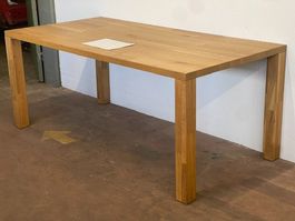 Tisch aus Eichenholz 1800x90x76cm LxBXH.