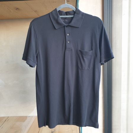 🐸 WARREN & PARKER POLO SHIRT HEMD HERREN M SCHWARZ