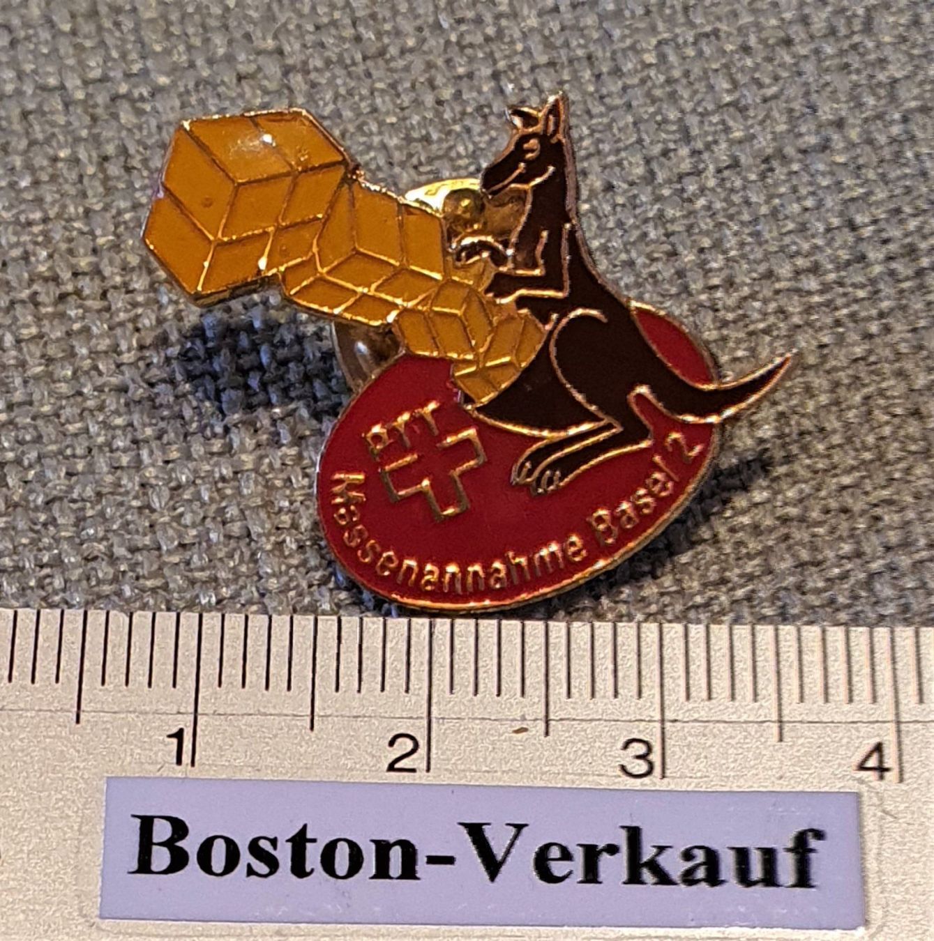 Tutti i francobolli: A445 - Pin PTT Massenannahme Basel 2 – Usato da Reinach BL venduto da Boston-Verkauf 1